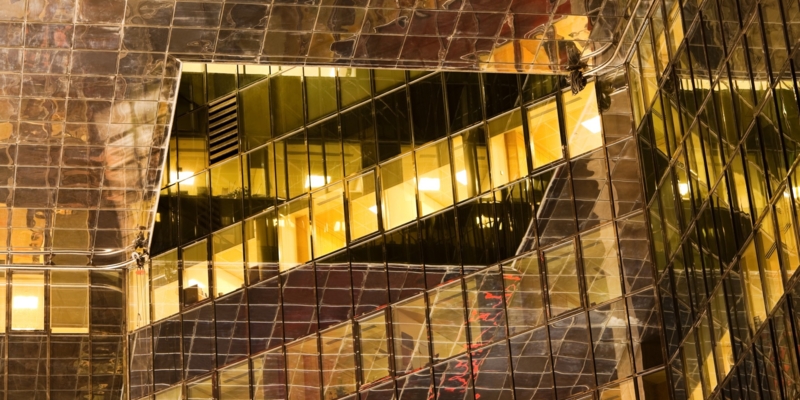 glass ceiling, abstract architecture at nightClick here to view more related images: