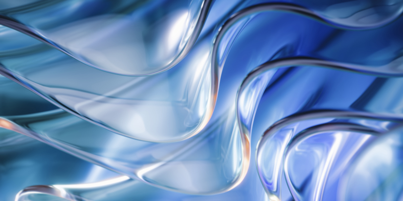 Abstract Blue Ripples