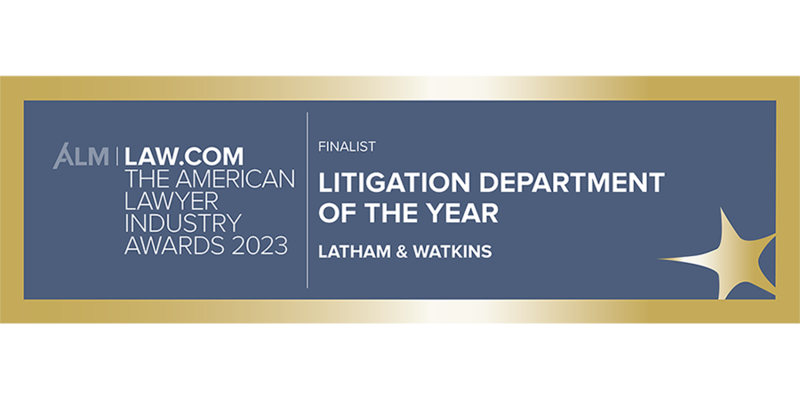 Litigation Department of the Year 2023 Finalist