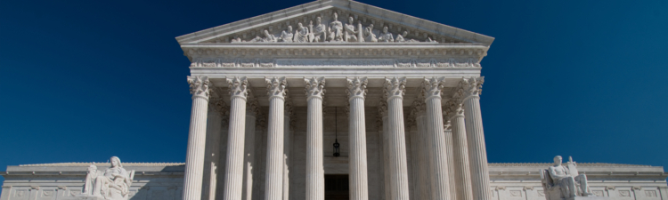 Supreme Court in Washington D.C. court house exterior under the trump administration