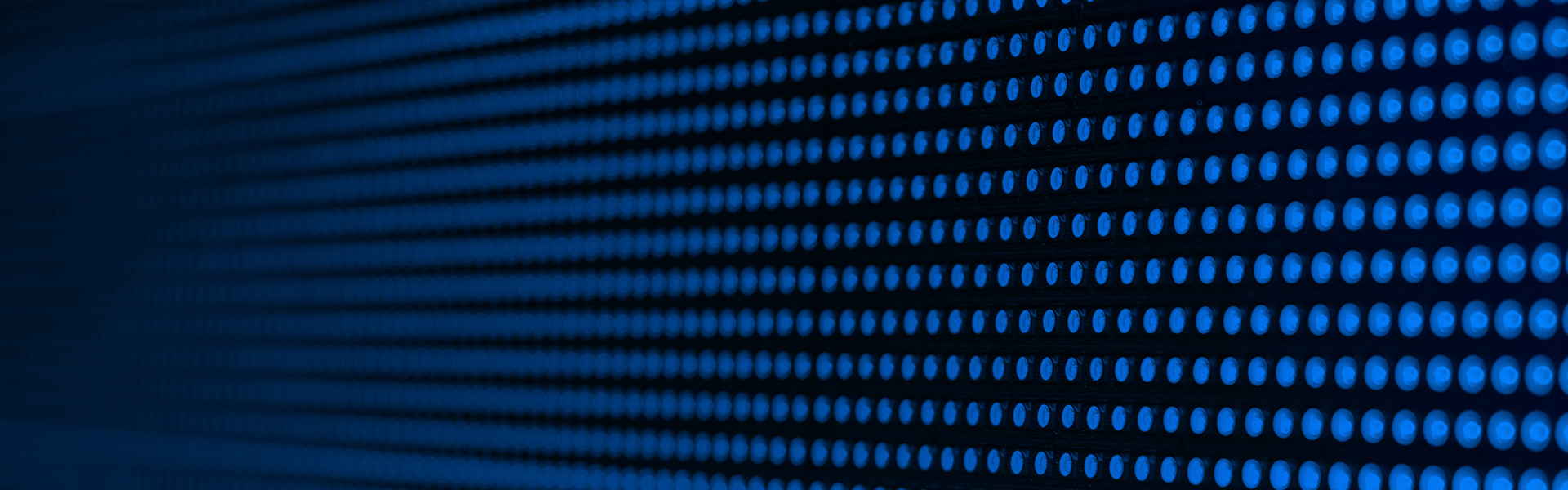 Dark blue image of LED screen