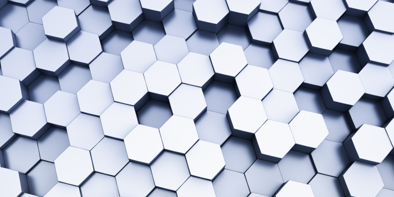 Abstract hexagonal background