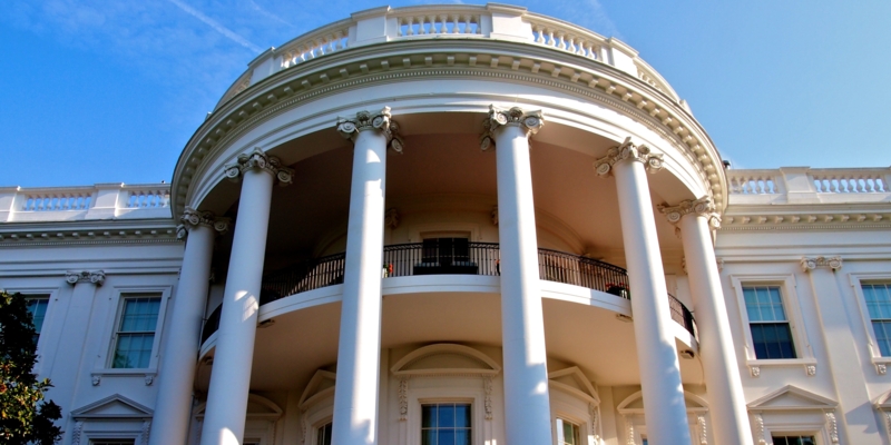 The White House South Portico from the ground up.