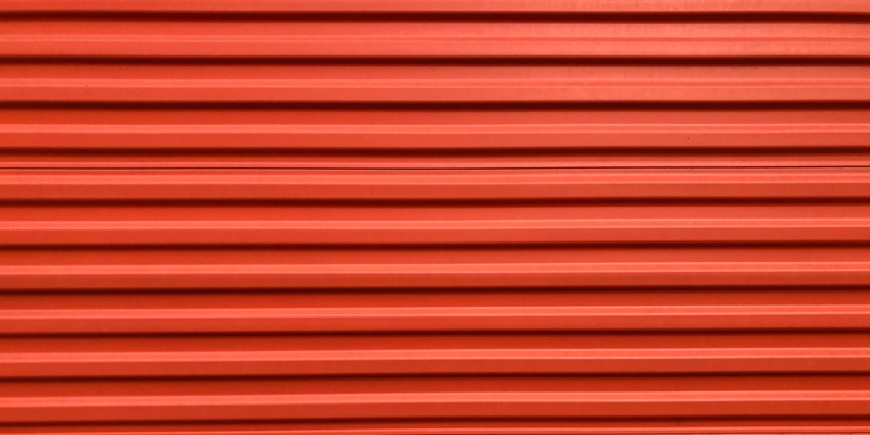 orange container wall
